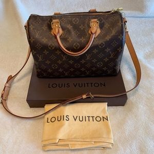 Louis Vuitton Speedy 30 Bandouliere Monogram